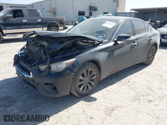 2018 Infiniti Q50 2.0t LUXE with VIN JN1CV7AR0JM280228, listed as a IAAI auction lot 41675002 with 203,946 mi miles. Bid and sale history available at carsss.com. Image 18.