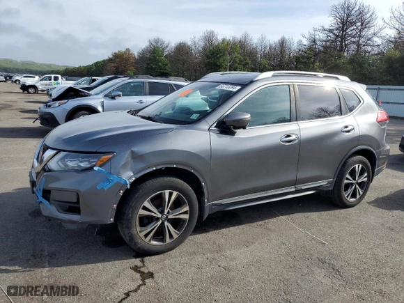 2017 Nissan Rogue SL with VIN 5N1AT2MV5HC760170, listed as a Copart auction lot 66713294 with 127,853 mi miles and Clean Title. Bid and sale history available at carsss.com. Image 1.