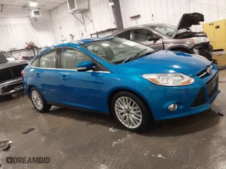 2012 Ford Focus SEL with VIN 1FAHP3H21CL451033, listed as a IAAI auction lot 41968123 with 39,796 mi miles. Bid and sale history available at carsss.com. Image 1.