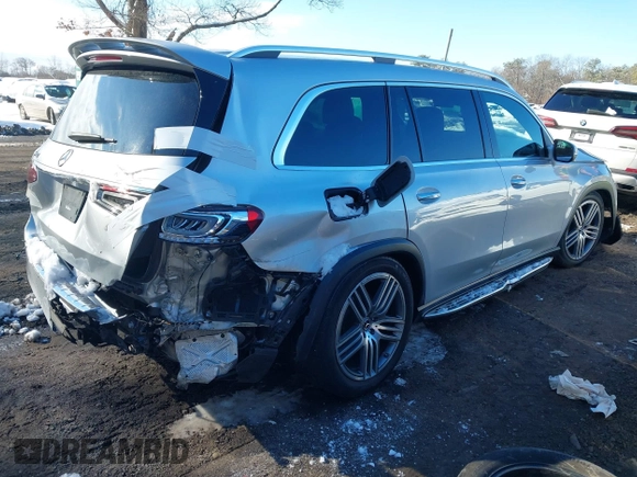 2020 Mercedes-Benz GLS 450 with VIN 4JGFF5KE9LA223422, listed as a IAAI auction lot 41499454 with 86,397 mi miles and . Bid and sale history available at DreamBid. Image 4.