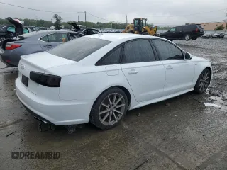 2018 Audi A6 Premium Plus with VIN WAUG8AFCXJN045091, listed as a Copart auction lot 58022345 with 70,815 mi miles and Salvage title. Bid and sale history available at DreamBid. Image 3.