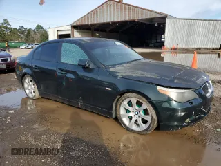 2005 BMW 5 Series 545i with VIN WBANB33545B089511, listed as a Copart auction lot 86564854 with Not Provided miles and Salvage Title. Bid and sale history available at carsss.com. Image 4.