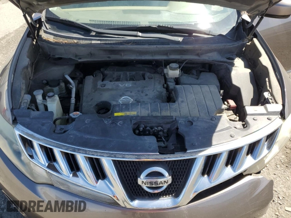 2009 Nissan Murano S with VIN JN8AZ18WX9W142797, listed as a Copart auction lot 54990065 with 205,394 mi miles and Clean Title. Bid and sale history available at carsss.com. Image 12.