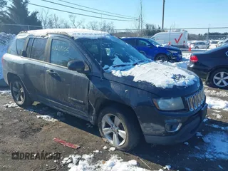 2015 Jeep Compass Latitude with VIN 1C4NJDEB6FD217056, listed as a IAAI auction lot 41269105 with 152,403 mi miles. Bid and sale history available at carsss.com. Image 1.