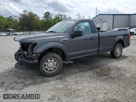 2018 Ford F-150 XL with VIN 1FTMF1CB4JKC46252, listed as a Copart auction lot 51096205 with 68,160 mi miles and Salvage title. Bid and sale history available at DreamBid. Image 1.