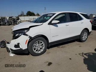 2024 Chevrolet Equinox LT with VIN 3GNAXUEG0RL348157, listed as a Copart auction lot 54273025 with 24,658 mi miles and Clean Title. Bid and sale history available at carsss.com. Image 1.