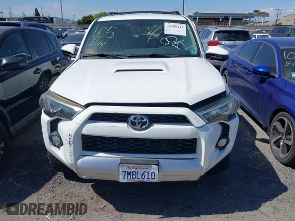 2015 Toyota 4Runner Limited with VIN JTEBU5JR6F5260370, listed as a IAAI auction lot 42180445 with 133,664 mi miles and . Bid and sale history available at DreamBid. Image 13.