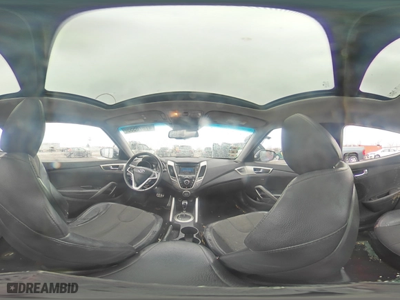 2012 Hyundai Veloster w/Black Int with VIN KMHTC6AD7CU053098, listed as a Copart auction lot 47876555 with 160,758 mi miles and Salvage Title. Bid and sale history available at carsss.com. Image 13.
