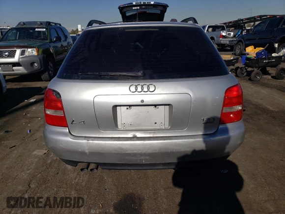 1999 Audi A4 с VIN WAUGB28D9XA326487, выставлен на аукционе Copart как лот 80556424 с пробегом 255 794 миль миль и Списание • Salvage title. История ставок и продаж доступна на DreamBid. Изображение 6.