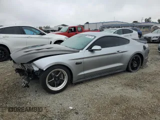 2022 Ford Mustang GT with VIN 1FA6P8CF9N5100621, listed as a Copart auction lot 57861795 with 51,683 mi miles and Salvage title. Bid and sale history available at DreamBid. Image 1.
