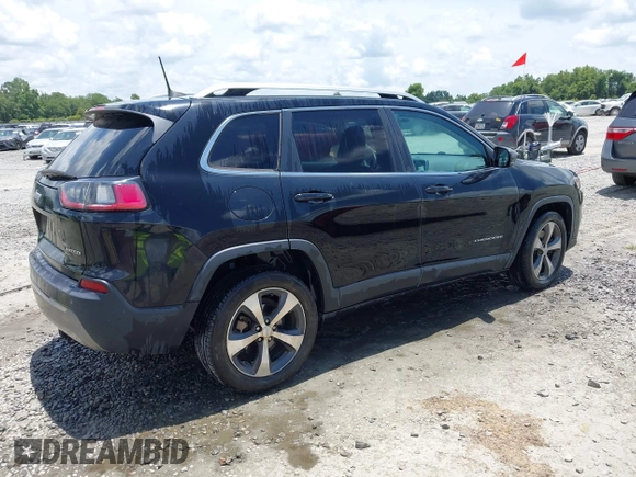 2019 Jeep Cherokee Limited with VIN 1C4PJLDB1KD266115, listed as a IAAI auction lot 42543563 with 85,513 mi miles and . Bid and sale history available at DreamBid. Image 4.