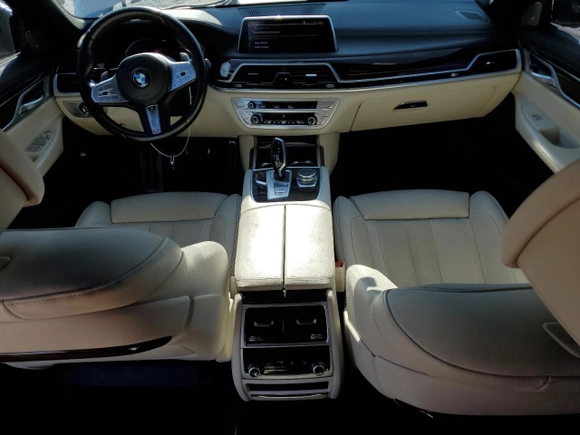 2020 BMW 7 Series 740i with VIN WBA7T2C02LCD43327, listed as a Copart auction lot 52796565 with 79,744 mi miles and Non Repairable. Bid and sale history available at carsss.com. Image 8.
