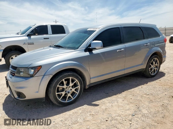 2018 Dodge Journey GT with VIN 3C4PDCEG8JT370188, listed as a Copart auction lot 57276505 with 104,199 mi miles and Clean title. Bid and sale history available at DreamBid. Image 1.