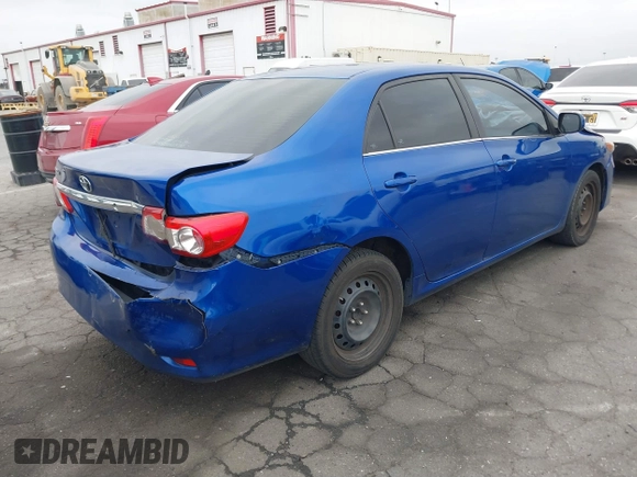 2013 Toyota Corolla L with VIN 5YFBU4EE8DP166741, listed as a IAAI auction lot 41896115 with 154,011 mi miles. Bid and sale history available at carsss.com. Image 4.