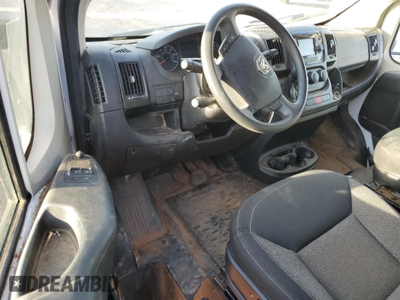 2020 Ram ProMaster Cargo with VIN 3C6TRVAGXLE147621, listed as a Copart auction lot 41654635 with Not Provided miles and Salvage Title. Bid and sale history available at DreamBid. Image 8.