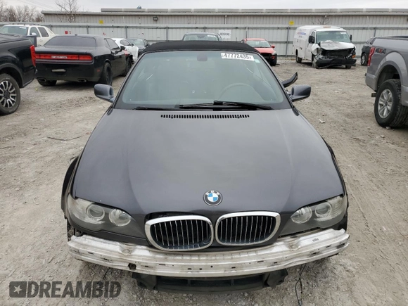 2006 BMW 3 Series 330Ci with VIN WBABW534X6PZ40256, listed as a Copart auction lot 47772435 with 122,180 mi miles and Salvage Title. Bid and sale history available at carsss.com. Image 5.
