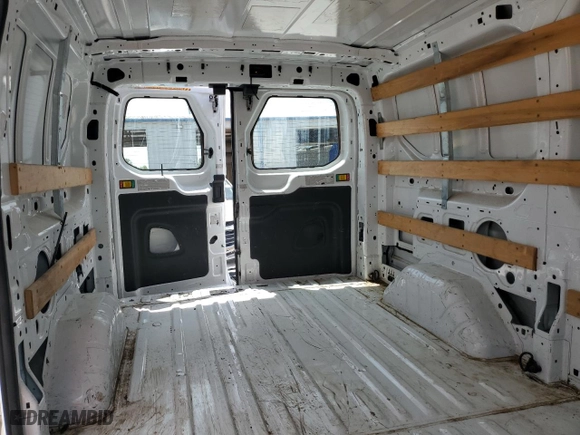 2021 Ford Transit Cargo Van with VIN 1FTBR1Y84MKA35617, listed as a Copart auction lot 56629234 with 0 mi miles. Bid and sale history available at carsss.com. Image 10.