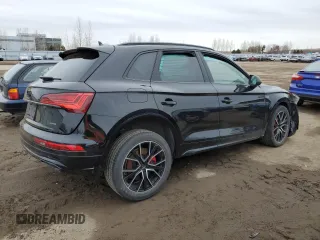 2024 Audi Q5 S line Premium Plus with VIN WA1EAAFYXR2041706, listed as a Copart auction lot 50711985 with 0 mi miles and Salvage Title. Bid and sale history available at carsss.com. Image 3.