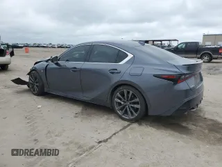 2023 Lexus IS 350 F Sport with VIN JTHGZ1B23P5068846, listed as a Copart auction lot 51160415 with 10,279 mi miles and Salvage title. Bid and sale history available at DreamBid. Image 2.