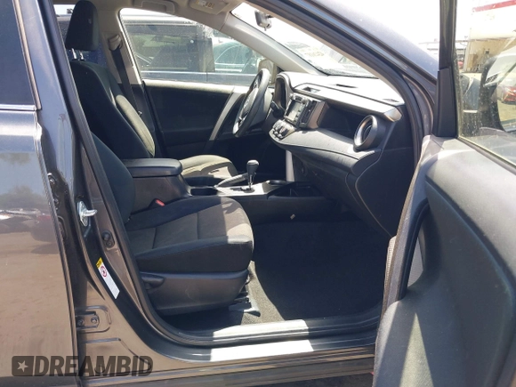2015 Toyota RAV4 LE with VIN JTMBFREV5FD166614, listed as a IAAI auction lot 42426187 with 110,450 mi miles and . Bid and sale history available at DreamBid. Image 5.