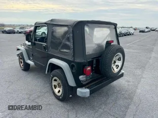 2005 Jeep Wrangler SE with VIN 1J4FA29145P369029, listed as a Copart auction lot 81878874 with 102,942 mi miles and Clean Title. Bid and sale history available at carsss.com. Image 3.