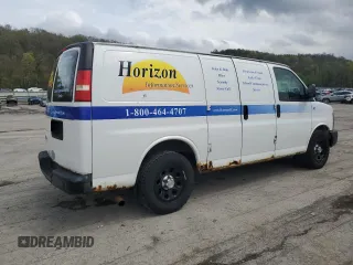 2012 Chevrolet Express Cargo z VIN 1GCSGAFX2C1141147, wystawiony jako Copart lot #54799115 z przebiegiem 286 137 mil mil oraz Czysty tytuł • Clean title. Historia ofert i sprzedaży dostępna na DreamBid. Obrazek 3.