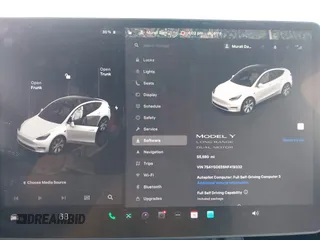 2022 Tesla Model Y Long Range z VIN 7SAYGDEE6NF419332, wystawiony jako IAAI lot #42020974 z przebiegiem 55 680 mil mil oraz . Historia ofert i sprzedaży dostępna na DreamBid. Obrazek 18.