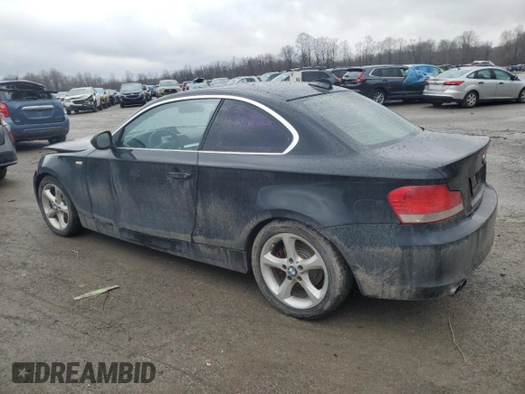 2011 BMW 1 Series 128i with VIN WBAUP9C54BVL89477, listed as a Copart auction lot 44921245 with 135,546 mi miles and Salvage title. Bid and sale history available at DreamBid. Image 2.