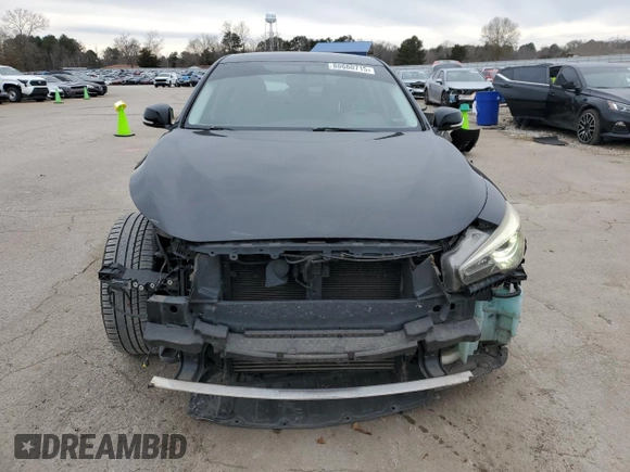 2016 Infiniti Q50 Premium with VIN JN1CV7AP7GM203024, listed as a Copart auction lot 88680715 with 163,922 mi miles and Salvage Title. Bid and sale history available at DreamBid. Image 5.