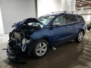 2021 Chevrolet Equinox Premier z VIN 2GNAXNEV3M6138086, wystawiony jako Copart lot #41781105 z przebiegiem 18 008 mil mil oraz Szkoda całkowita • Salvage title. Historia ofert i sprzedaży dostępna na DreamBid. Obrazek 1.
