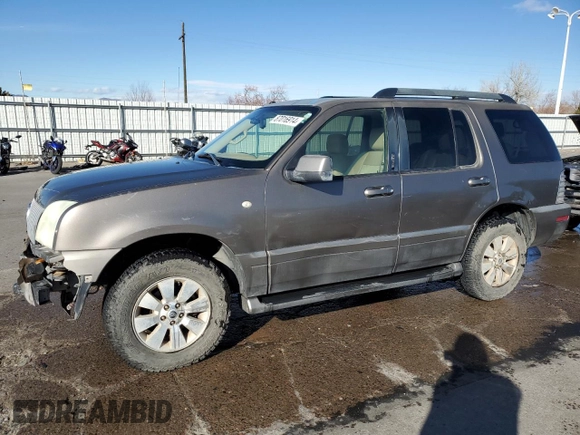 2006 Mercury Mountaineer Luxury with VIN 4M2EU47E96UJ18661, listed as a Copart auction lot 87016914 with 195,172 mi miles and Salvage Title. Bid and sale history available at carsss.com. Image 1.