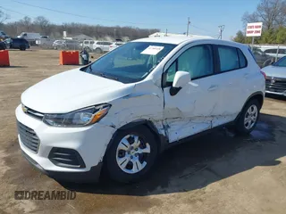 2017 Chevrolet Trax LS with VIN 3GNCJKSB5HL159624, listed as a IAAI auction lot 41788108 with 150,010 mi miles. Bid and sale history available at carsss.com. Image 6.