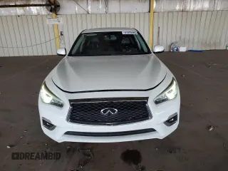 2018 Infiniti Q50 2.0t LUXE with VIN JN1CV7AP1JM241095, listed as a Copart auction lot 41470445 with 68,929 mi miles and Salvage Title. Bid and sale history available at carsss.com. Image 5.