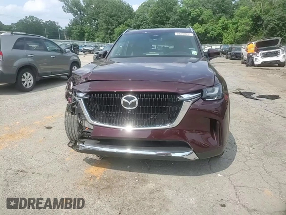 2024 Mazda CX-90 Premium Plus with VIN JM3KKEHD6R1100528, listed as a Copart auction lot 59293835 with 29,241 mi miles and Salvage title. Bid and sale history available at DreamBid. Image 14.