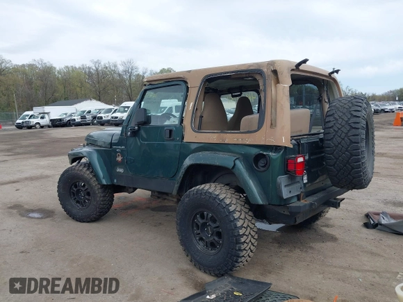 1999 Jeep Wrangler Sahara with VIN 1J4FY49S7XP440582, listed as a IAAI auction lot 41967151 with 163,710 mi miles and . Bid and sale history available at DreamBid. Image 3.