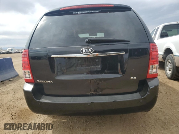 2011 Kia Sedona EX with VIN KNDMH4C76B6370377, listed as a Copart auction lot 51271025 with 170,429 mi miles and Clean Title. Bid and sale history available at carsss.com. Image 6.