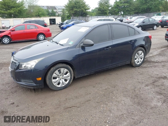 2014 Chevrolet Cruze LS with VIN 1G1PA5SG3E7319385, listed as a IAAI auction lot 42264380 with 124,525 mi miles and . Bid and sale history available at DreamBid. Image 2.