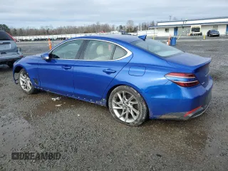 2022 Genesis G70 2.0T with VIN KMTG34TA9NU095855, listed as a Copart auction lot 86511574 with 65,619 mi miles and Salvage Title. Bid and sale history available at DreamBid. Image 2.