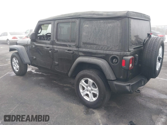 2022 Jeep Wrangler Unlimited Sport with VIN 1C4HJXDG1NW251565, listed as a IAAI auction lot 41163076 with 24,877 mi miles and . Bid and sale history available at DreamBid. Image 3.