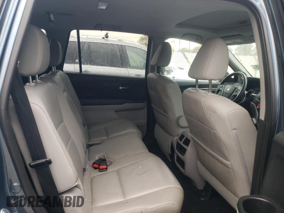 2017 Honda Pilot EX-L with VIN 5FNYF6H50HB087738, listed as a Copart auction lot 52154535 with 62,793 mi miles and Salvage Title. Bid and sale history available at DreamBid. Image 11.