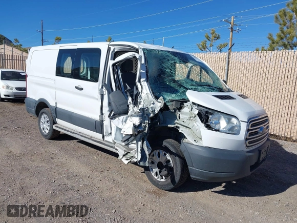2016 Ford Transit Cargo with VIN 1FTYR1ZM9GKB20351, listed as a IAAI auction lot 38864121 with 99,365 mi miles and . Bid and sale history available at DreamBid. Image 1.