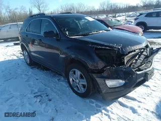 2016 Chevrolet Equinox LT with VIN 2GNFLFEK0G6194049, listed as a IAAI auction lot 41247152 with 128,688 mi miles. Bid and sale history available at carsss.com. Image 1.