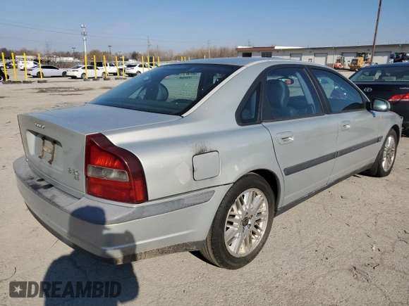 2000 Volvo S80 with VIN YV1TS94D1Y1127963, listed as a Copart auction lot 50544615 with 133,141 mi miles and Salvage Title. Bid and sale history available at carsss.com. Image 3.