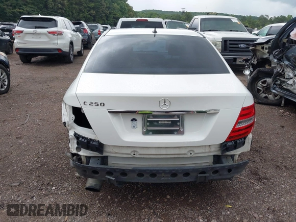 2014 Mercedes-Benz C 250 Sport with VIN WDDGF4HB8EG198230, listed as a IAAI auction lot 42519658 with 152,934 mi miles and . Bid and sale history available at DreamBid. Image 6.