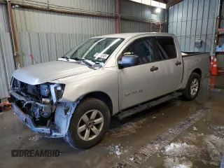 2010 Nissan Titan SE with VIN 1N6BA0EK4AN320097, listed as a Copart auction lot 88395245 with 196,991 mi miles and Salvage Title. Bid and sale history available at carsss.com. Image 1.