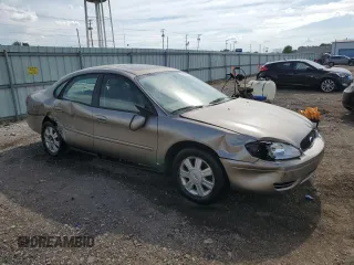 2005 Ford Taurus SEL with VIN 1FAFP56U25A287362, listed as a Copart auction lot 62753335 with 155,036 mi miles and Salvage title. Bid and sale history available at DreamBid. Image 4.