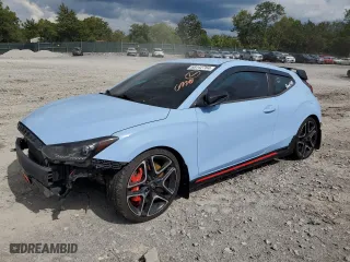 2019 Hyundai Veloster N with VIN KMHT36AHXKU002051, listed as a Copart auction lot 69142764 with 82,437 mi miles and Salvage Title. Bid and sale history available at carsss.com. Image 1.