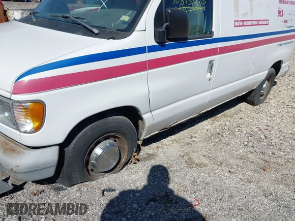 1999 Ford Econoline Cargo with VIN 1FTRE1425XHC16321, listed as a IAAI auction lot 40875096 with 253,355 mi miles and . Bid and sale history available at DreamBid. Image 6.