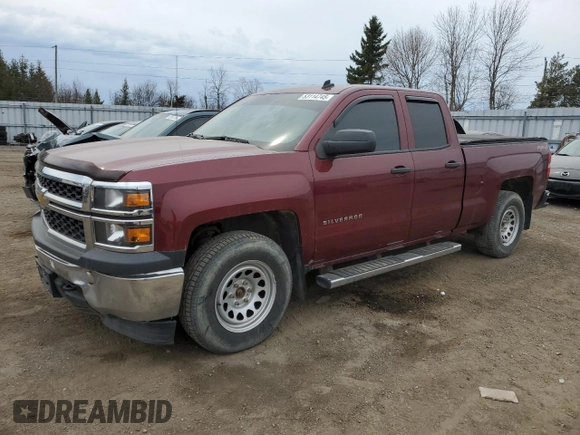 2014 Chevrolet Silverado 1500 Work Truck with VIN 1GCVKPEC2EZ392767, listed as a Copart auction lot 53114745 with 185,462 mi miles and Clean Title. Bid and sale history available at DreamBid. Image 1.