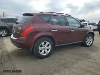 2007 Nissan Murano S with VIN JN8AZ08W77W661085, listed as a Copart auction lot 50158675 with 127,752 mi miles and Clean Title. Bid and sale history available at carsss.com. Image 3.